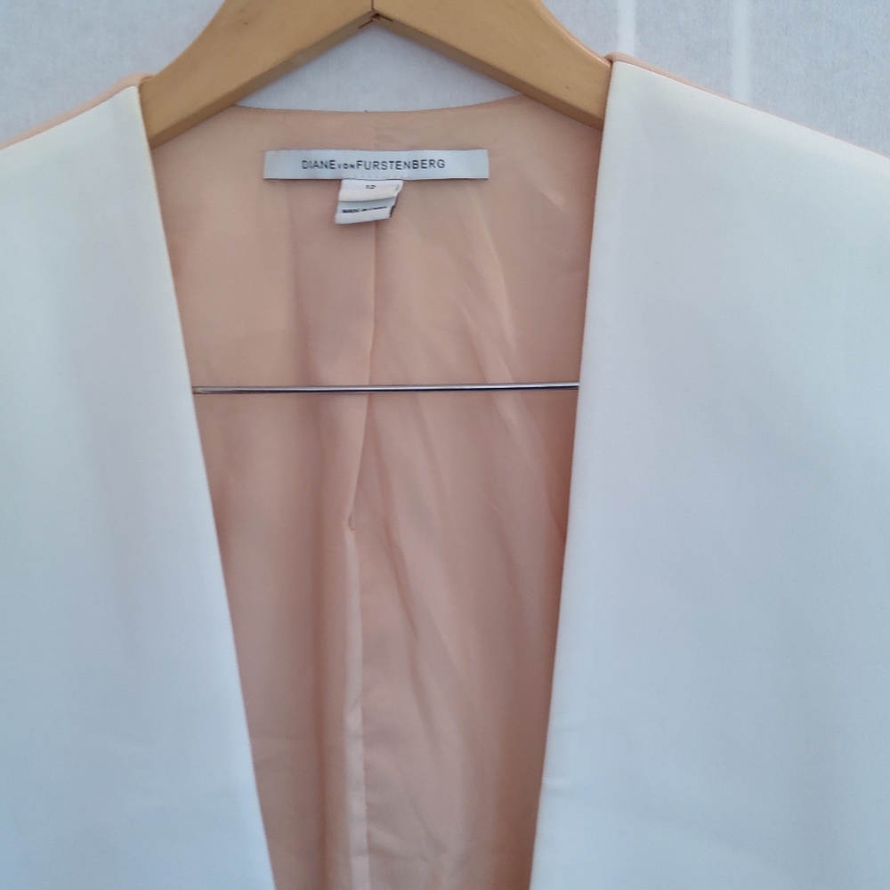 Dianne Von Furstenberg Color Block Blazer - image 6